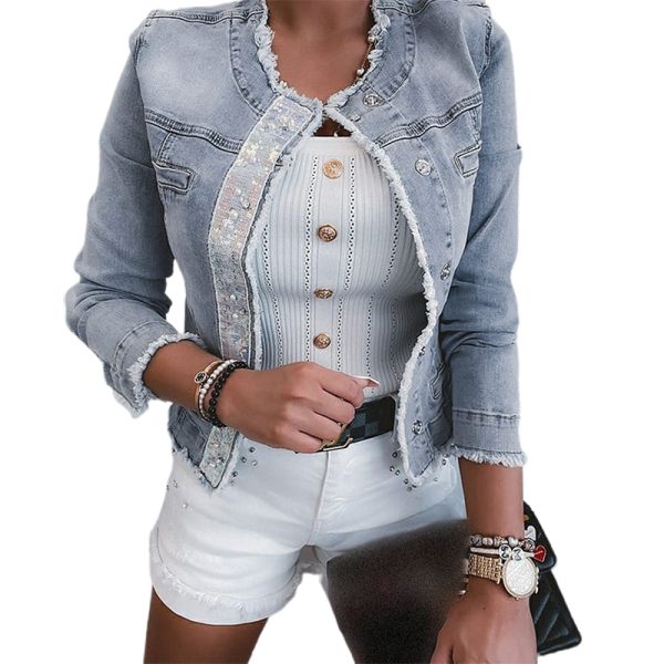 Hygci - Women Fashion Long Sleeve Casual Coat Tops